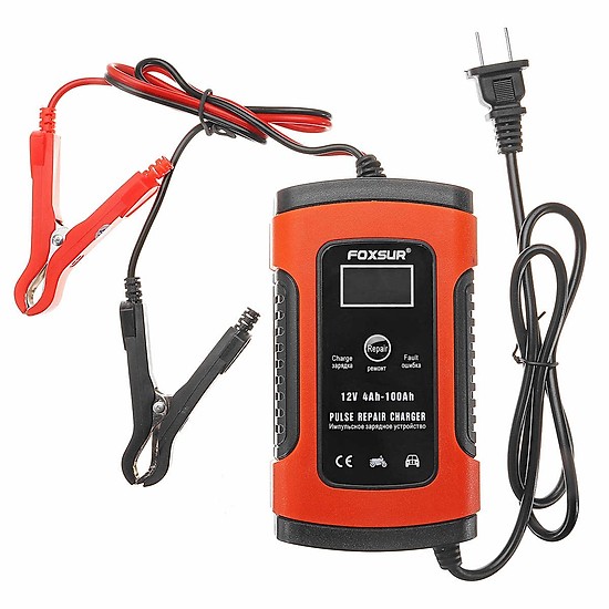 Hướng dẫn cách sạc bình ắc quy khô, ắc quy nước 12V, 6V đúng cách an toàn nhất 2 Máy Sạc Bình