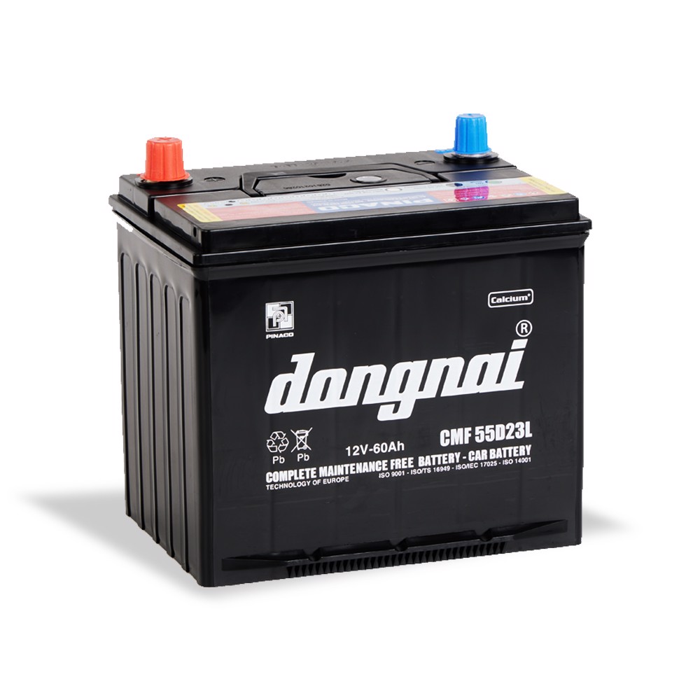 Ắc quy Đồng Nai CMF 55D23L (12v-60ah) 4 Ắc quy Đồng Nai CMF 55D23L (12v-60ah) - Ảnh 2